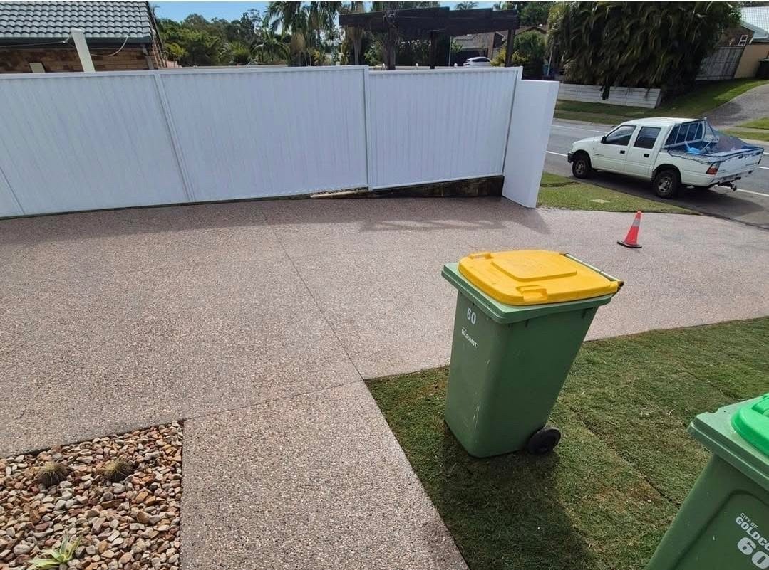 Exposed aggregate pathway Gold Coast